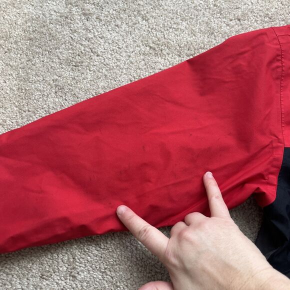 North Face 3 in 1 Jacket Set Boys XXS 5 Dryvent Fleece Inner Rain Colorblock Red - Picture 13 of 13